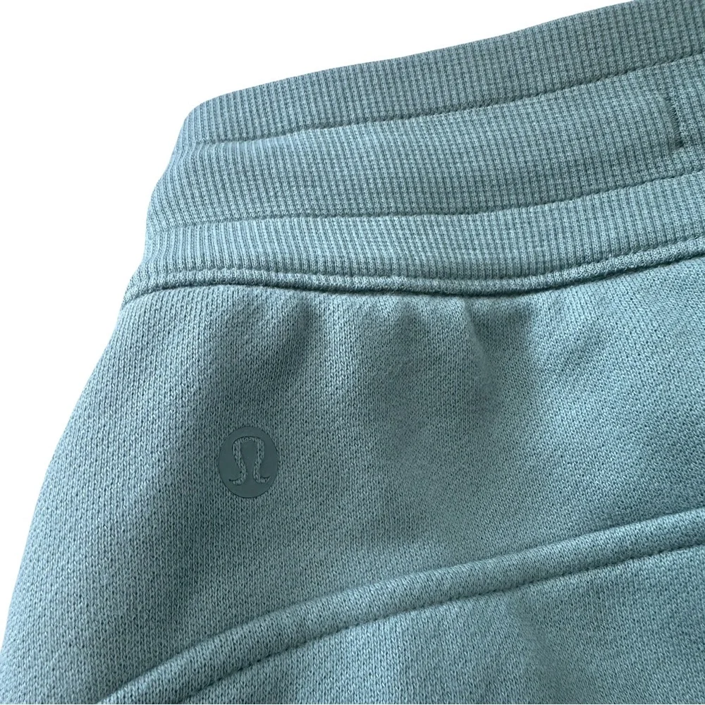 Lululemon Athletica Scuba High Rise Sage Green Athletic Drawstring Waist Shorts